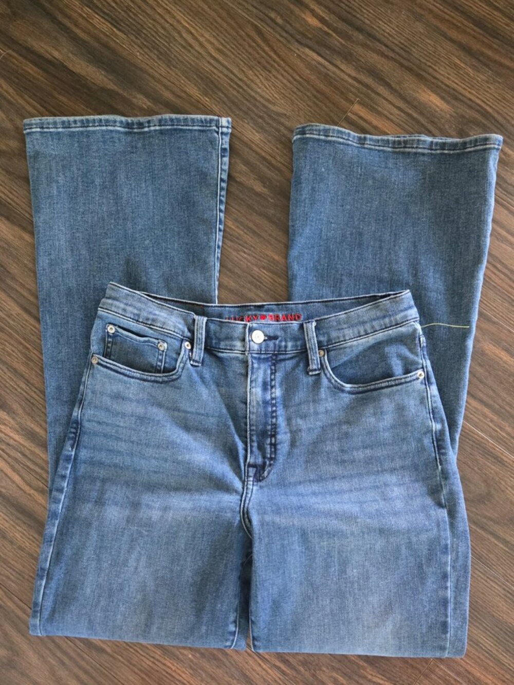 LUCKY BRAND "Stevie" High-Rise Flare Denim Jeans SIZE 12/31